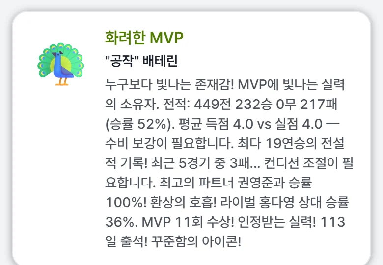 20종 선수 캐릭터